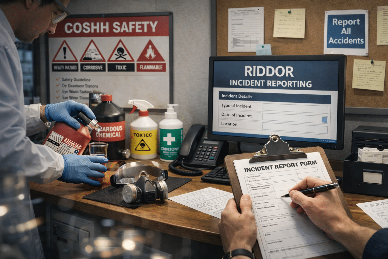 COSHH And RIDDOR Awareness Training | Workplace Safety Prima Cura Training